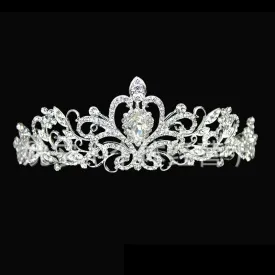 #1152 Baroque Rhinestone Crystal Tiaras