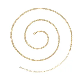 14K Gold Adjustable Sexy Waist Body Chains-Stud Chain