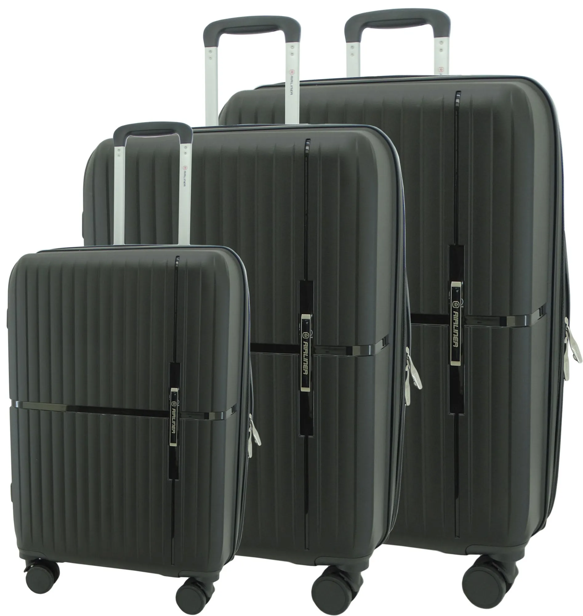 1772BK1, Airliner Medium Suitcase - 24" (Black)