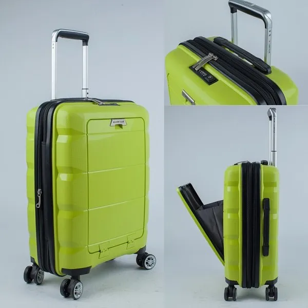 20/24Inch Computer Interlayer Waterproof Rolling Luggage 100% Pp Trolley Solid Travel Bag