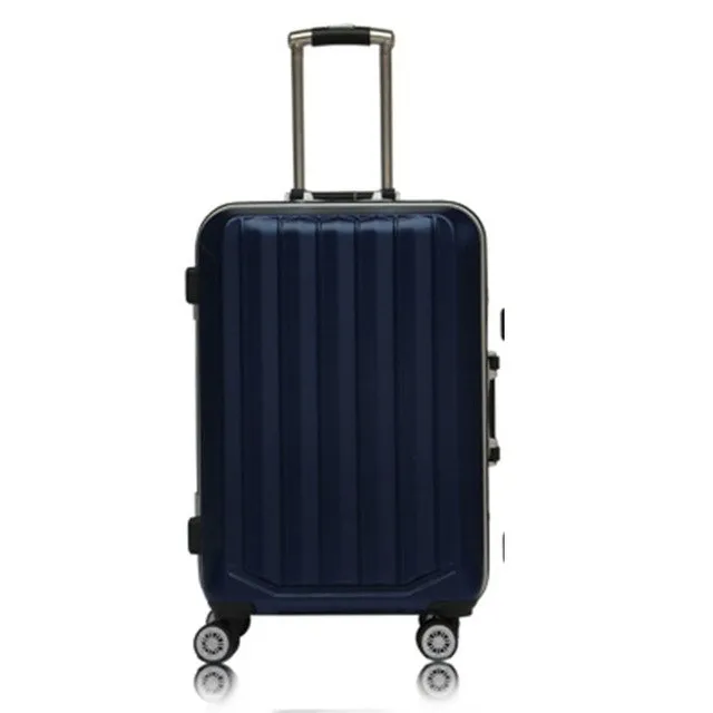 20"24 Inch Aluminum Frame Luggage Universal Wheel Trolley Password Lock Suitcase Abs Pc Hard