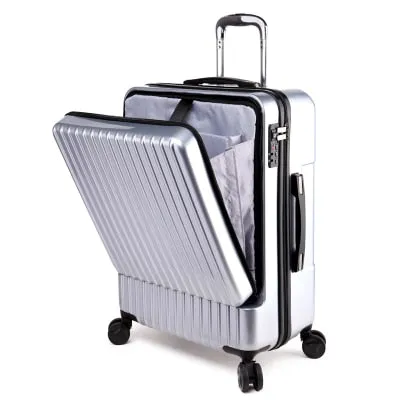 20"24" Inch Spinner Rolling Luggage Travel  Suitcase Bag With Laptop Bag,Pc Abs Trolley