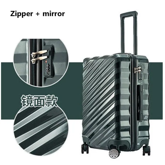 20"24"26"28"Inch Aluminum Alloy Frame Business Trip Travel Trolley Suitcase Carry On Luggage