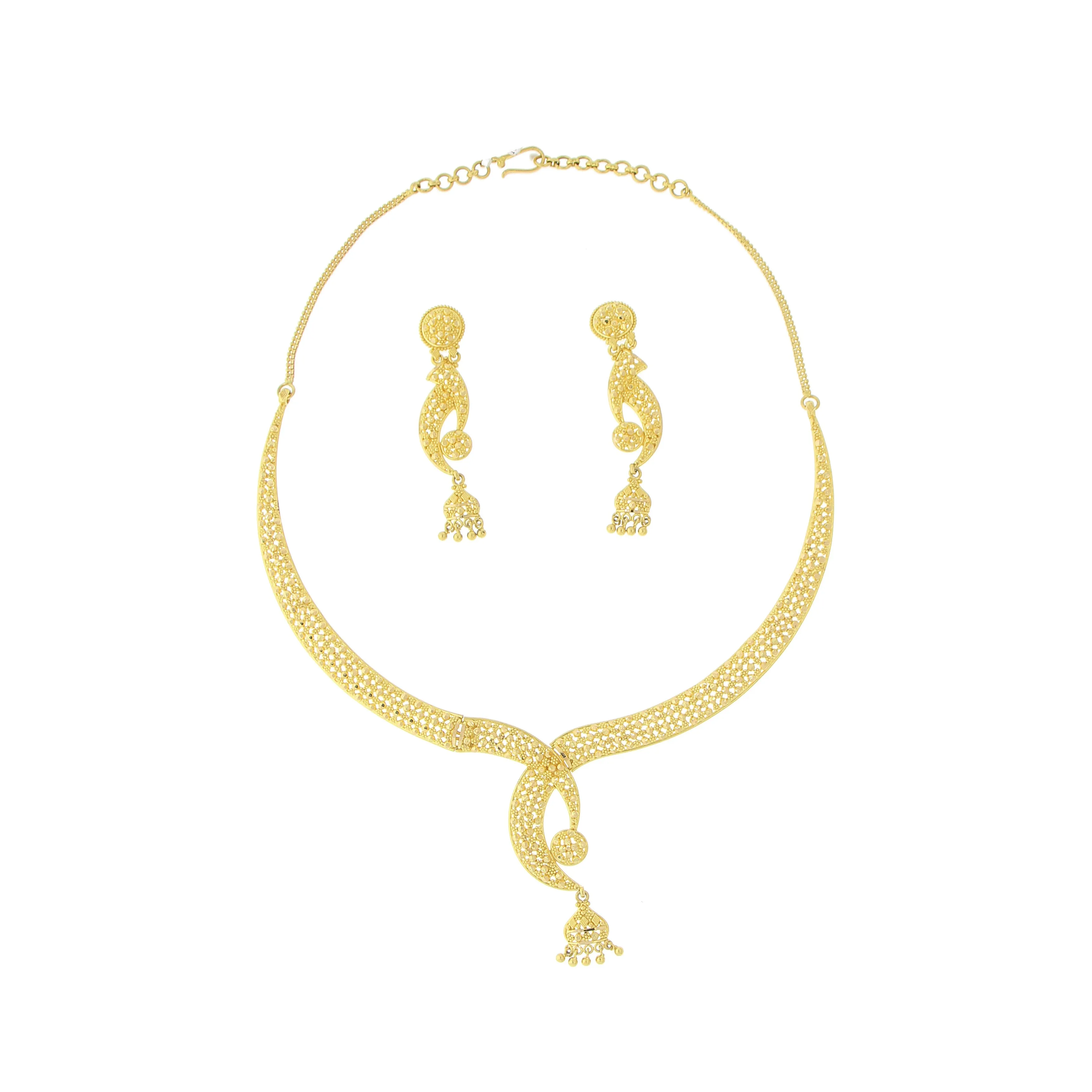 3-PIECE PLAIN GOLD NECKLACE SET