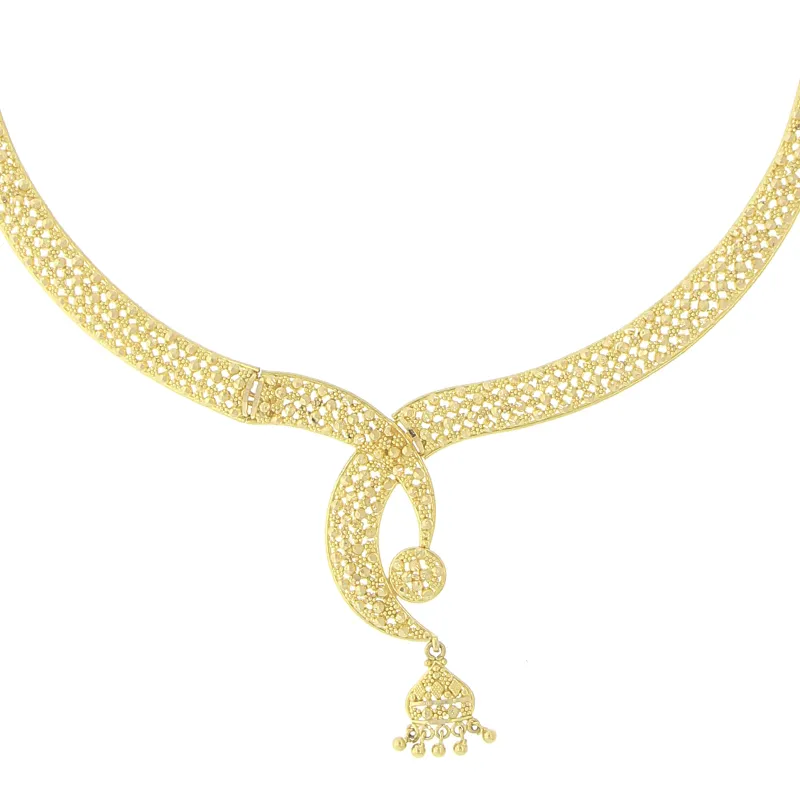 3-PIECE PLAIN GOLD NECKLACE SET