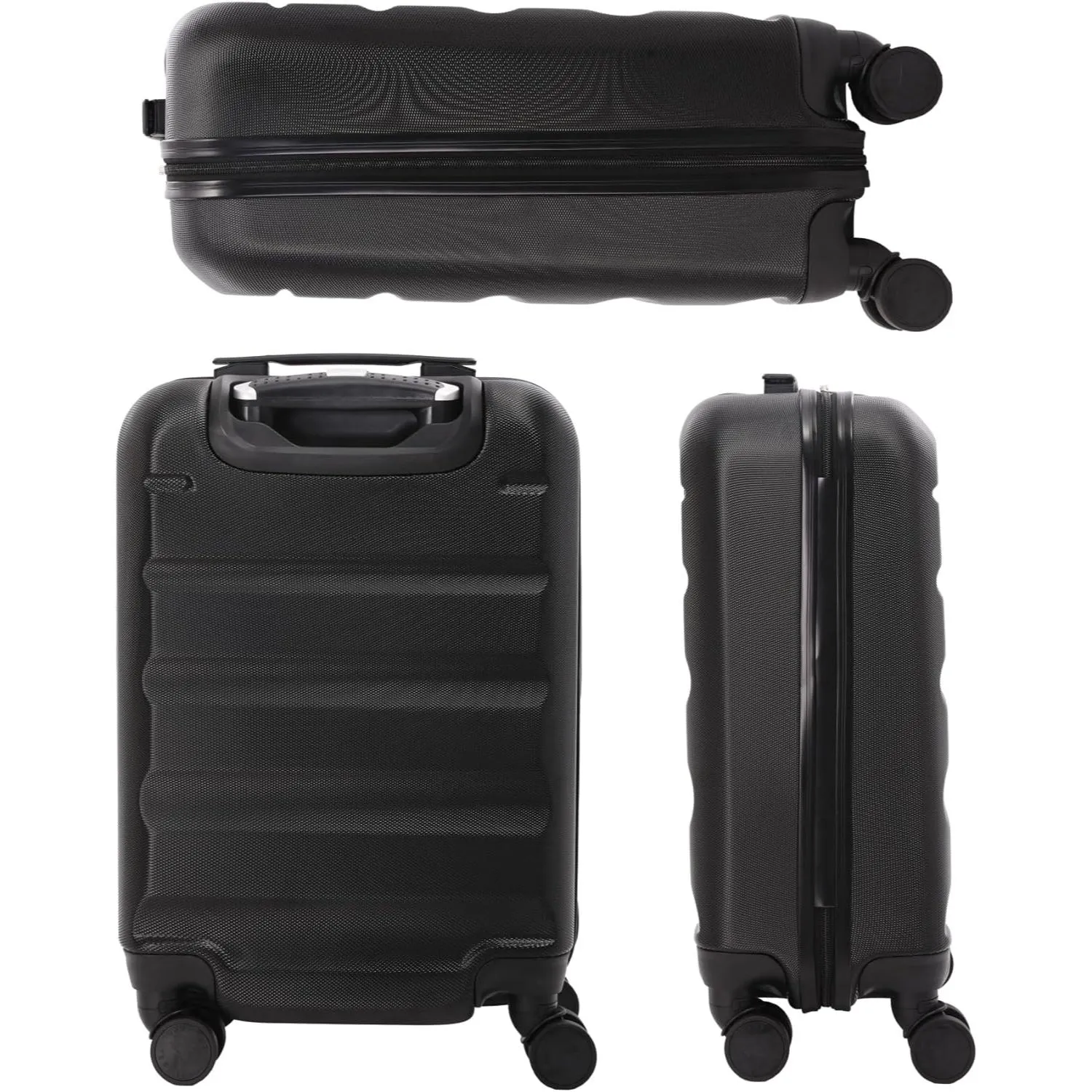 Aerolite 55cm Lightweight Hard Shell 8 Wheels Cabin Suitcase 21" (55x35x20cm), Approved for Ryanair (Priority), easyJet Plus, British Airways, Virgin Atlantic, Jet2 and More