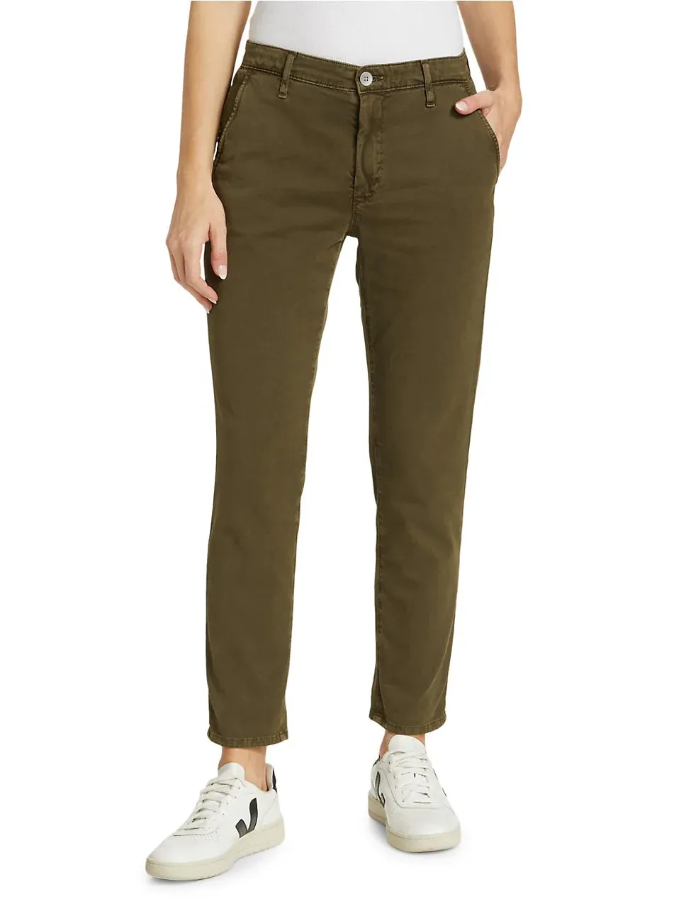 AG Caden Pant in Sulfer Shady Moss