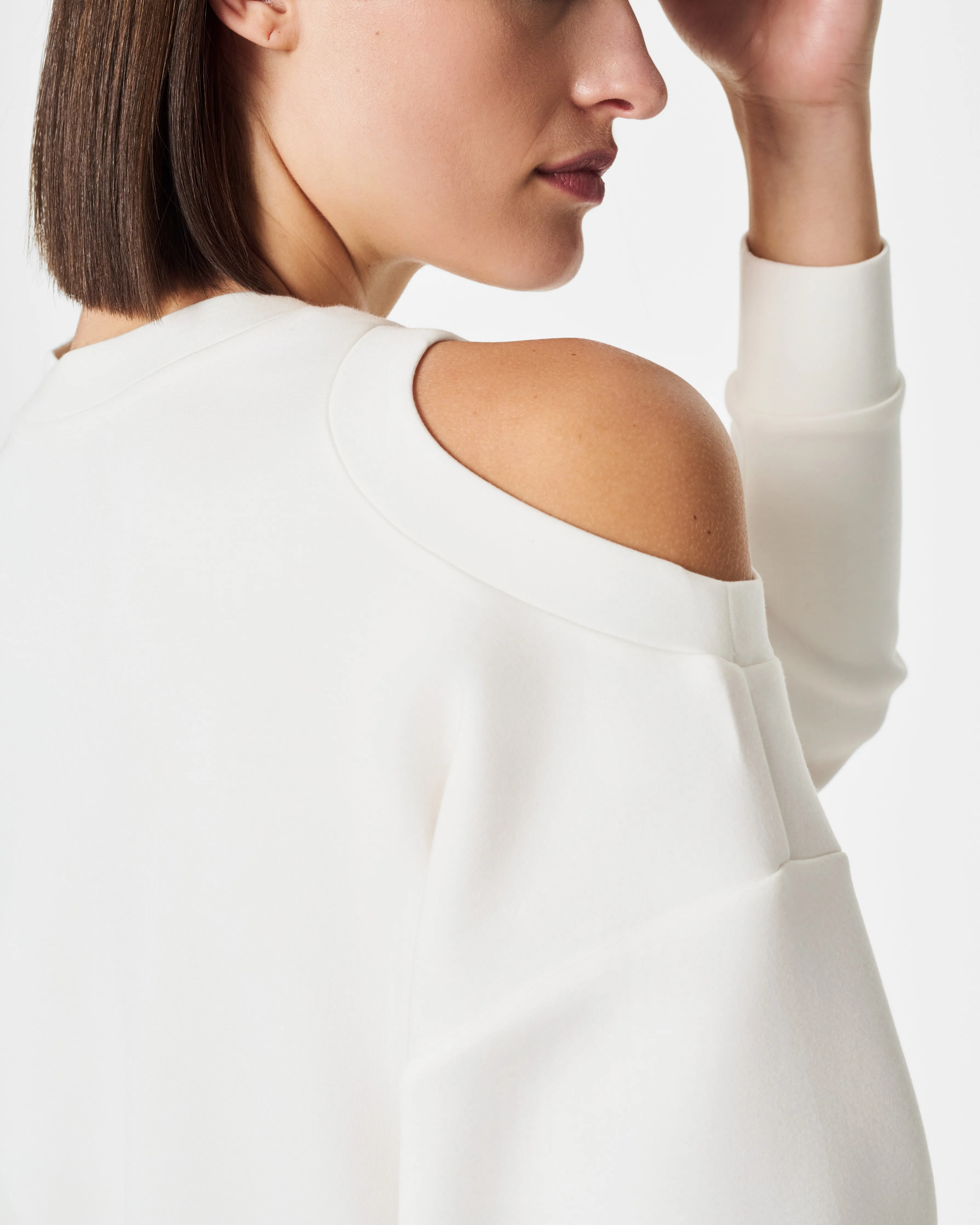 AirEssentials Cold-Shoulder Top