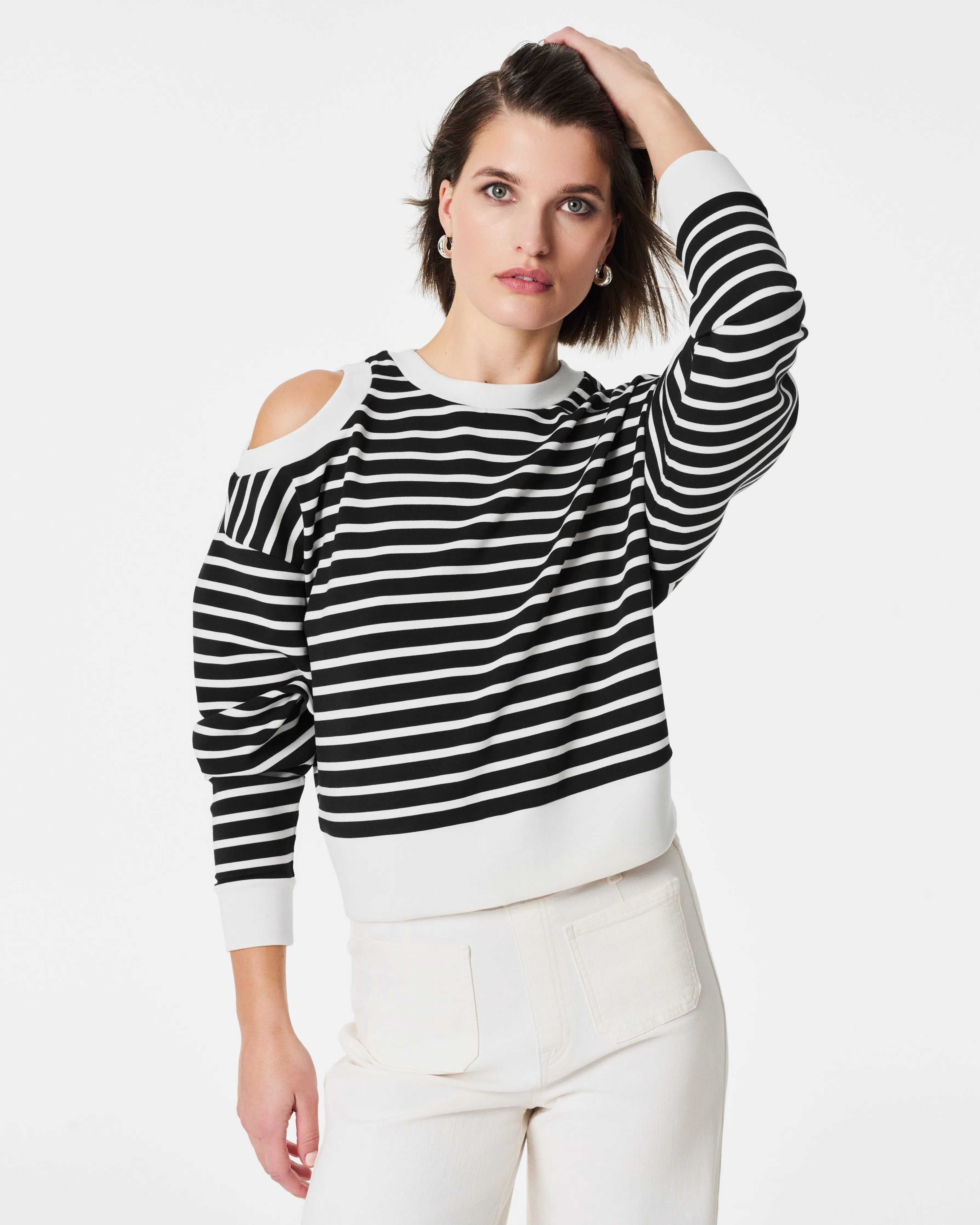 AirEssentials Cold-Shoulder Top