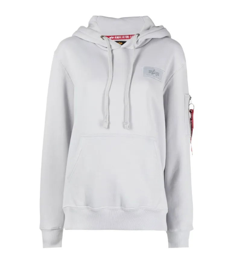 Alpha Industries rear logo-print details hoodie