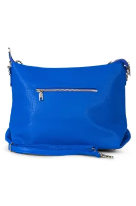 Angle front pockets & zip Bag | ROYAL BLUE | 0572A1