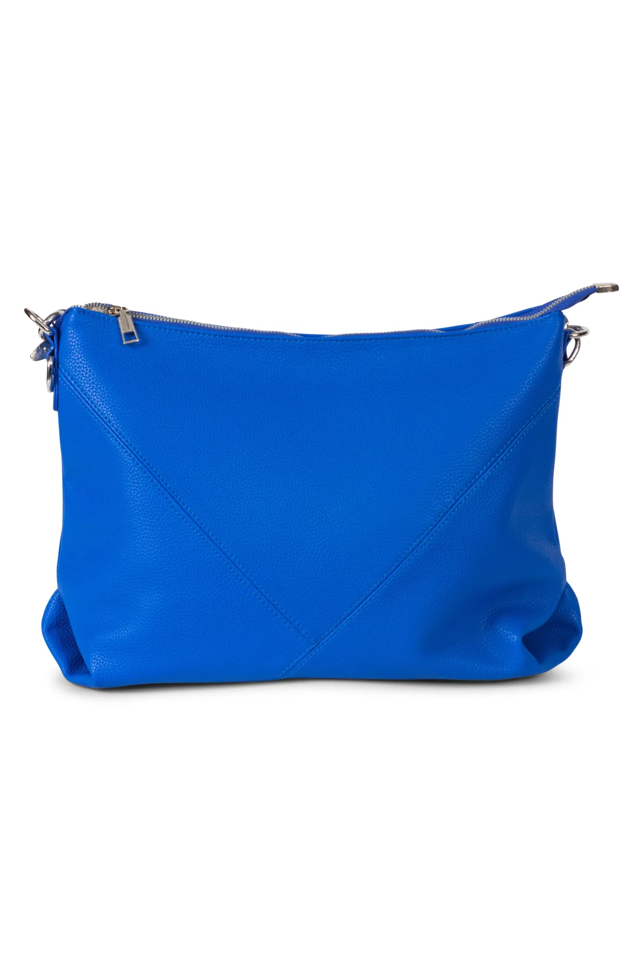 Angle front pockets & zip Bag | ROYAL BLUE | 0572A1