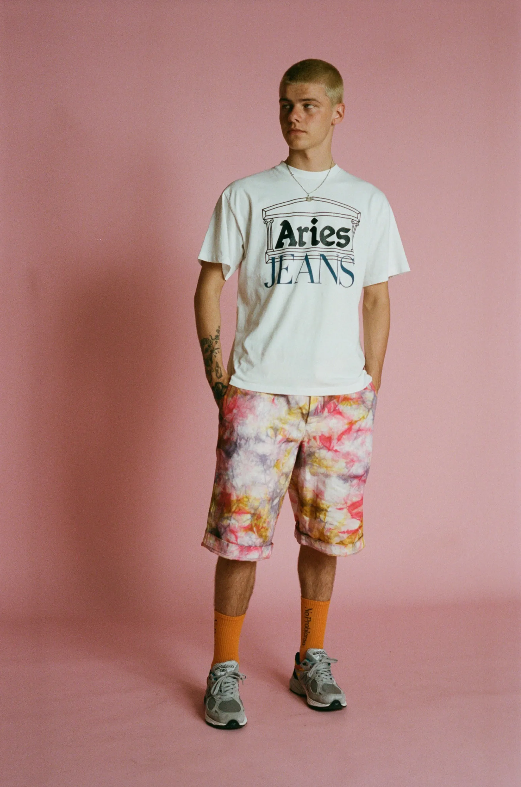 Aries Jeans Acid Wash Tee