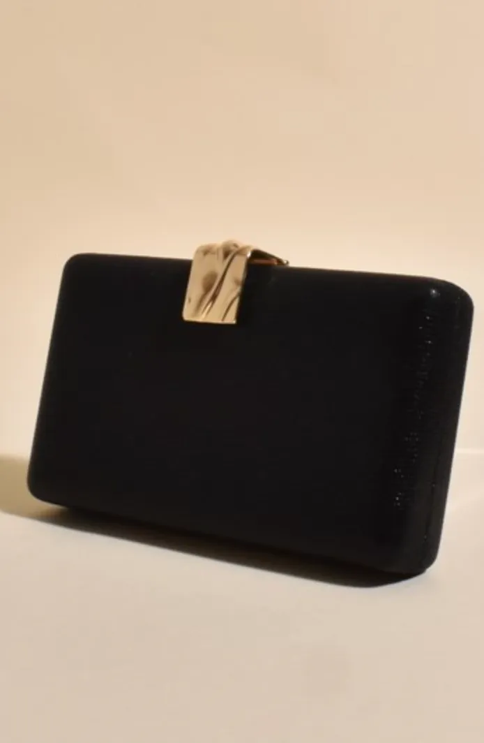 Athena Clutch - Black