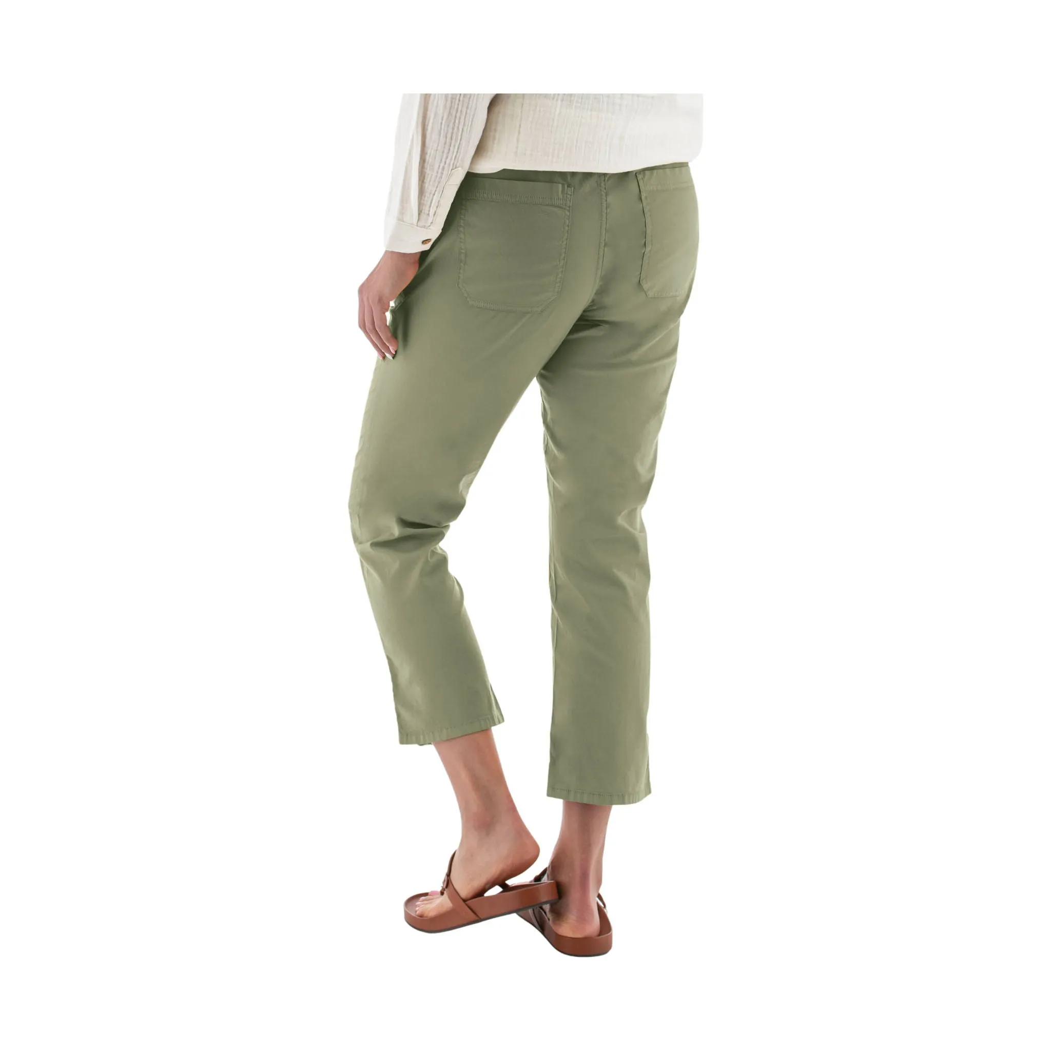 Aventura Women's Ballard Ankle Pant - Oil Green - ONLINE STORE CREDIT/EXCHANGE ONLY