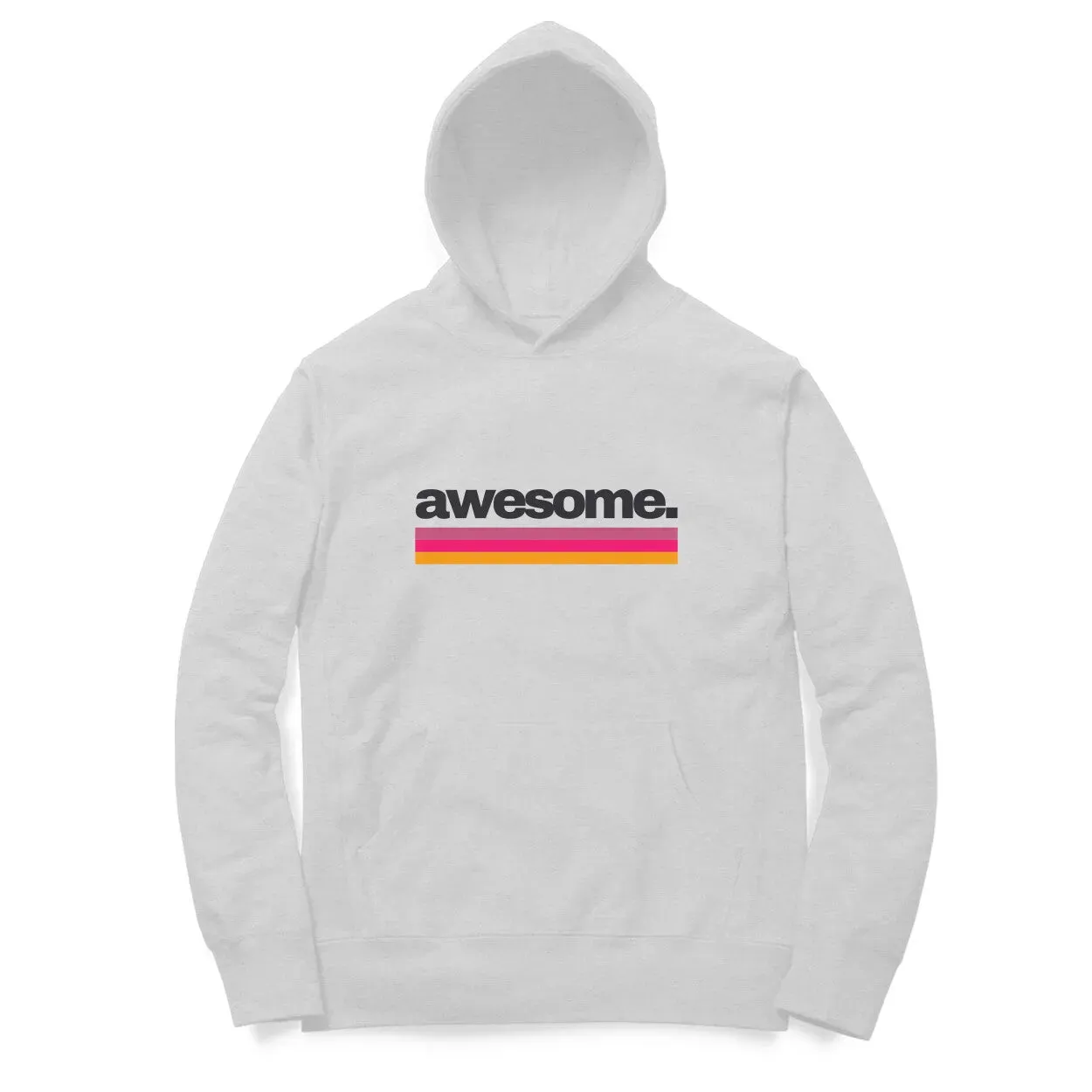 Awesome Unisex Typographic Print Cotton Hoodie For Men and Women