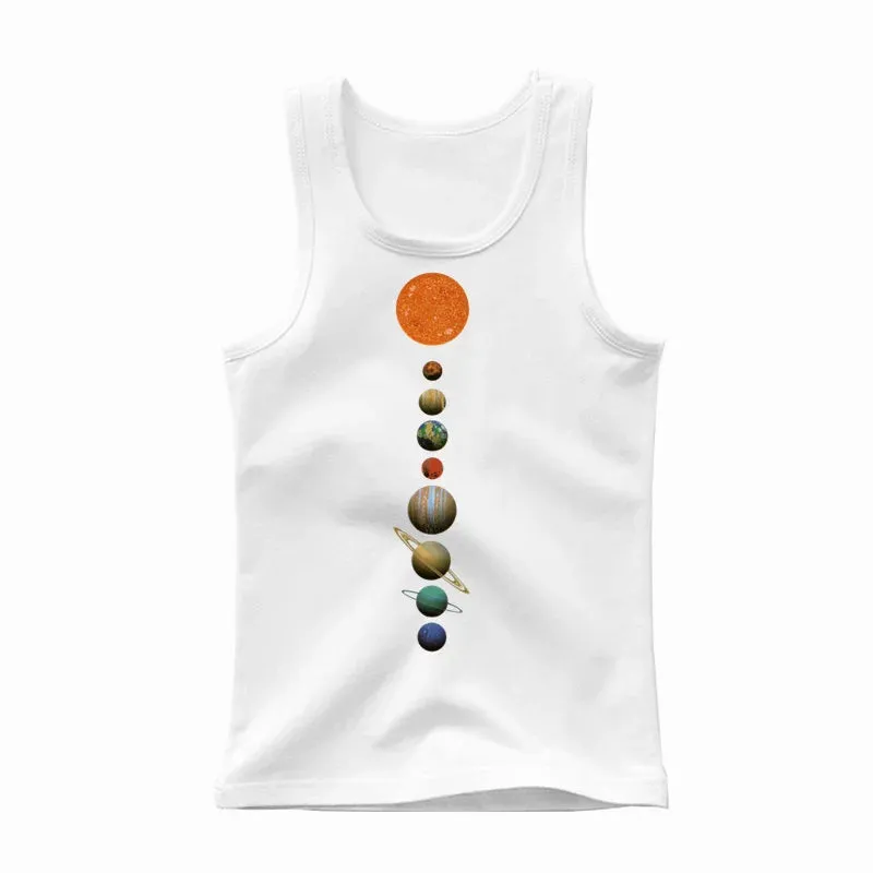 Baby Girl Summer Solar System 3-14T Space Tees