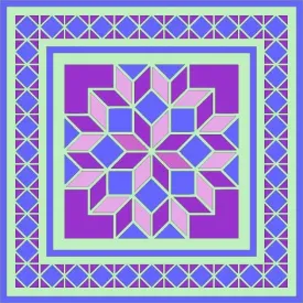 Barn Quilt Pieced Star- Wholesale