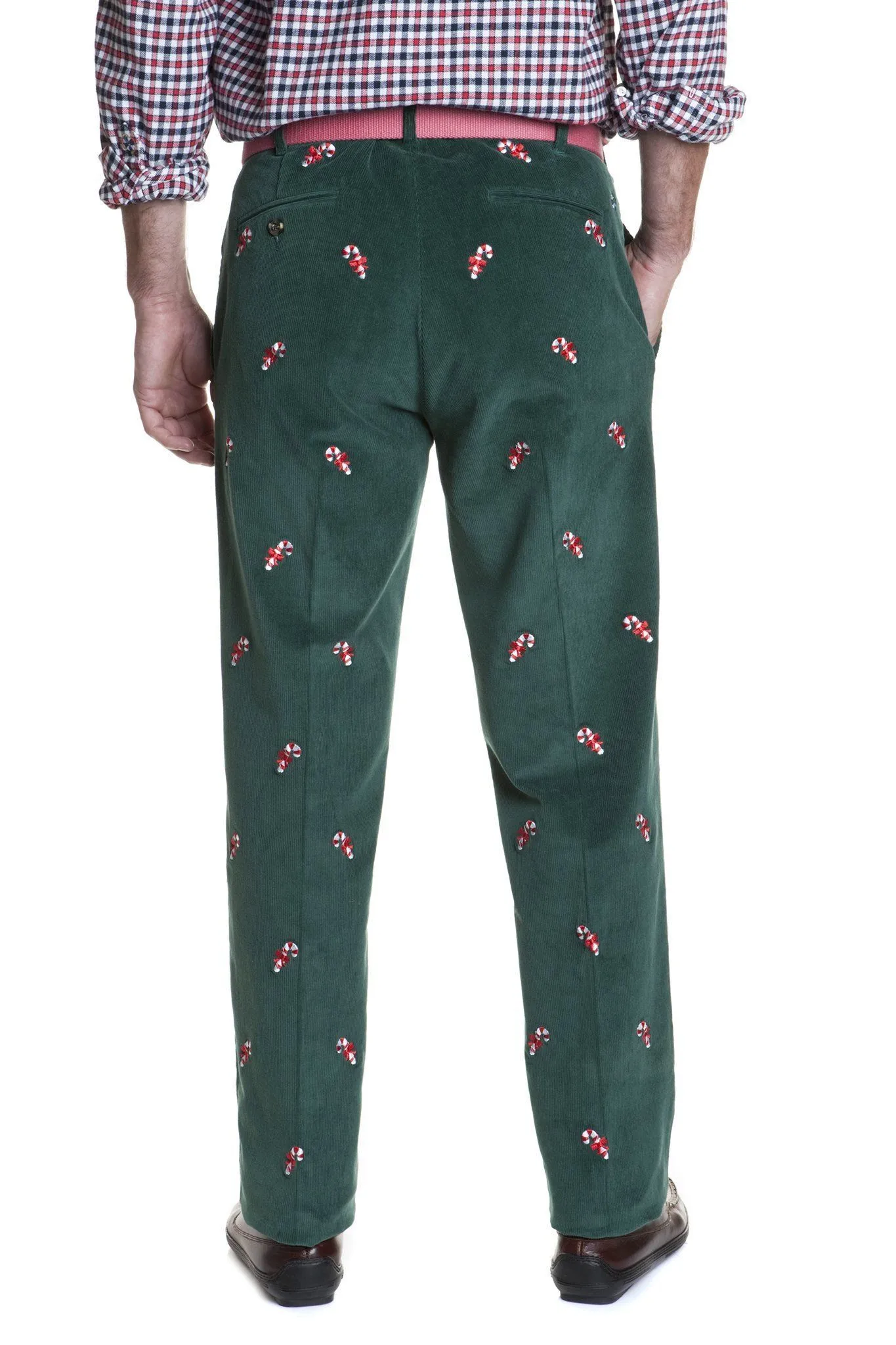 Beachcomber Corduroy Pant Hunter With Candy Cane