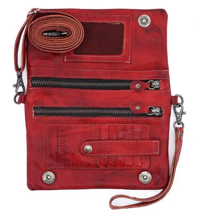 Bed Stu "Cadence" Red Rustic Crossbody