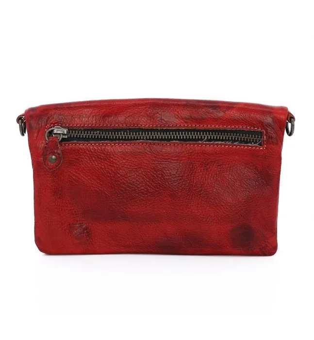 Bed Stu "Cadence" Red Rustic Crossbody