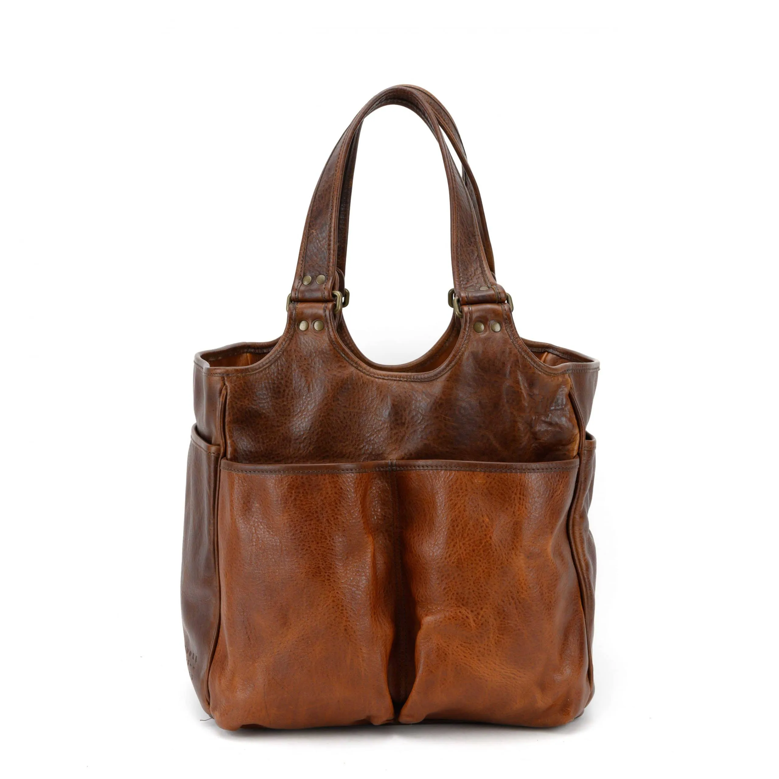 Belle Picnic Tote- Titan Milled Brown