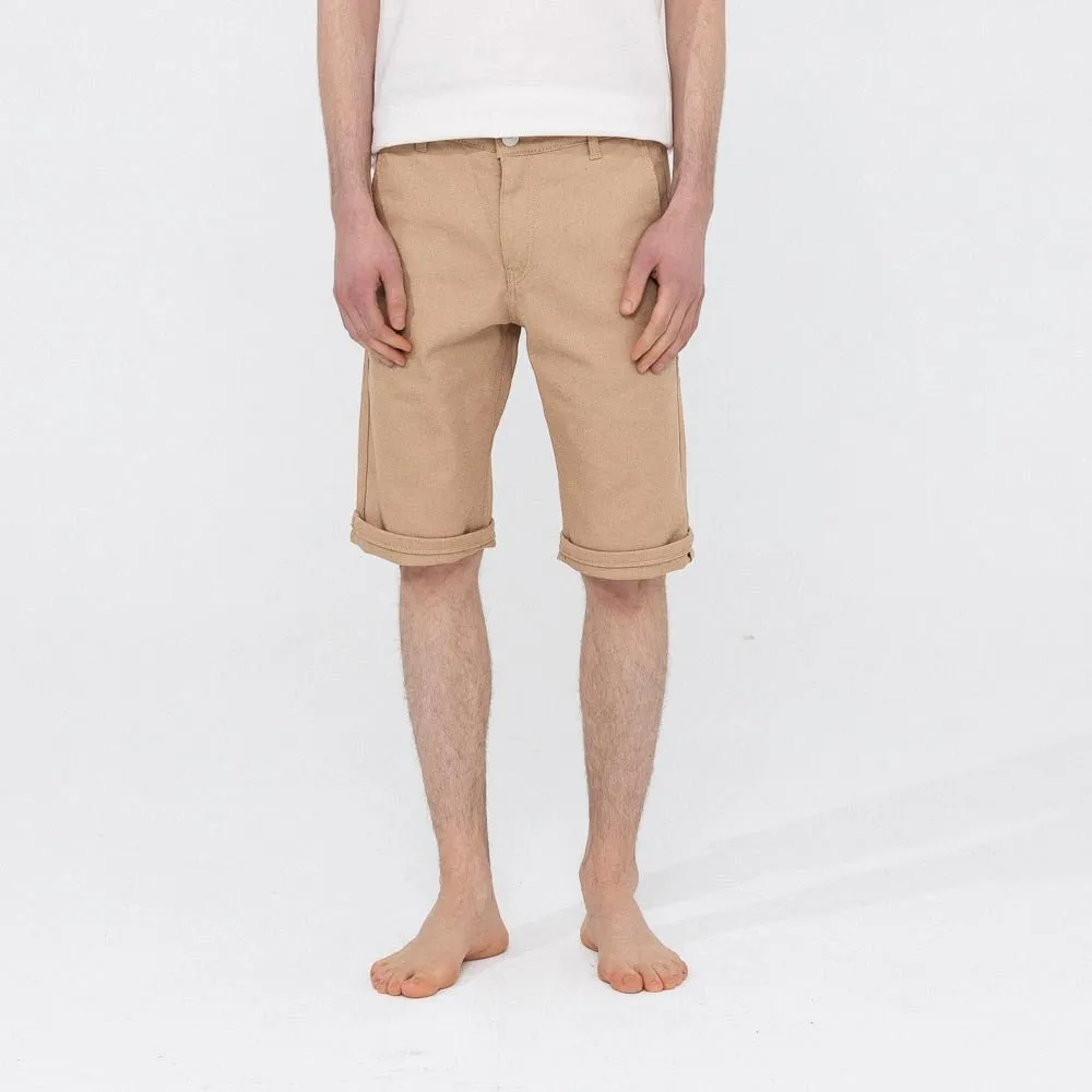 Bermuda short Hanh beige coupe droite - Coton bio