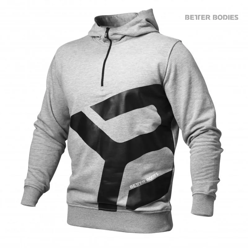 Better Bodies Brooklyn Zip Hood - Greymelange