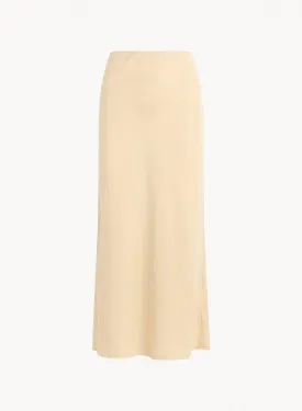 Bias Midi Skirt - Summer Khaki