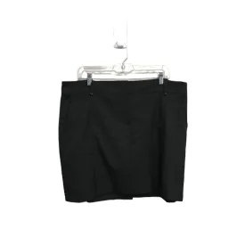 Black Athletic Skort By Izod, Size: Xl