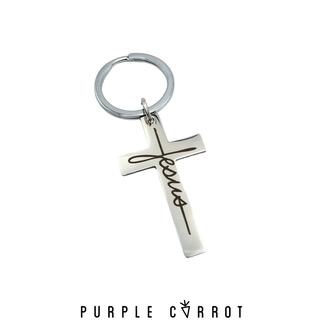 Blessed Cross Keepsake Keychain