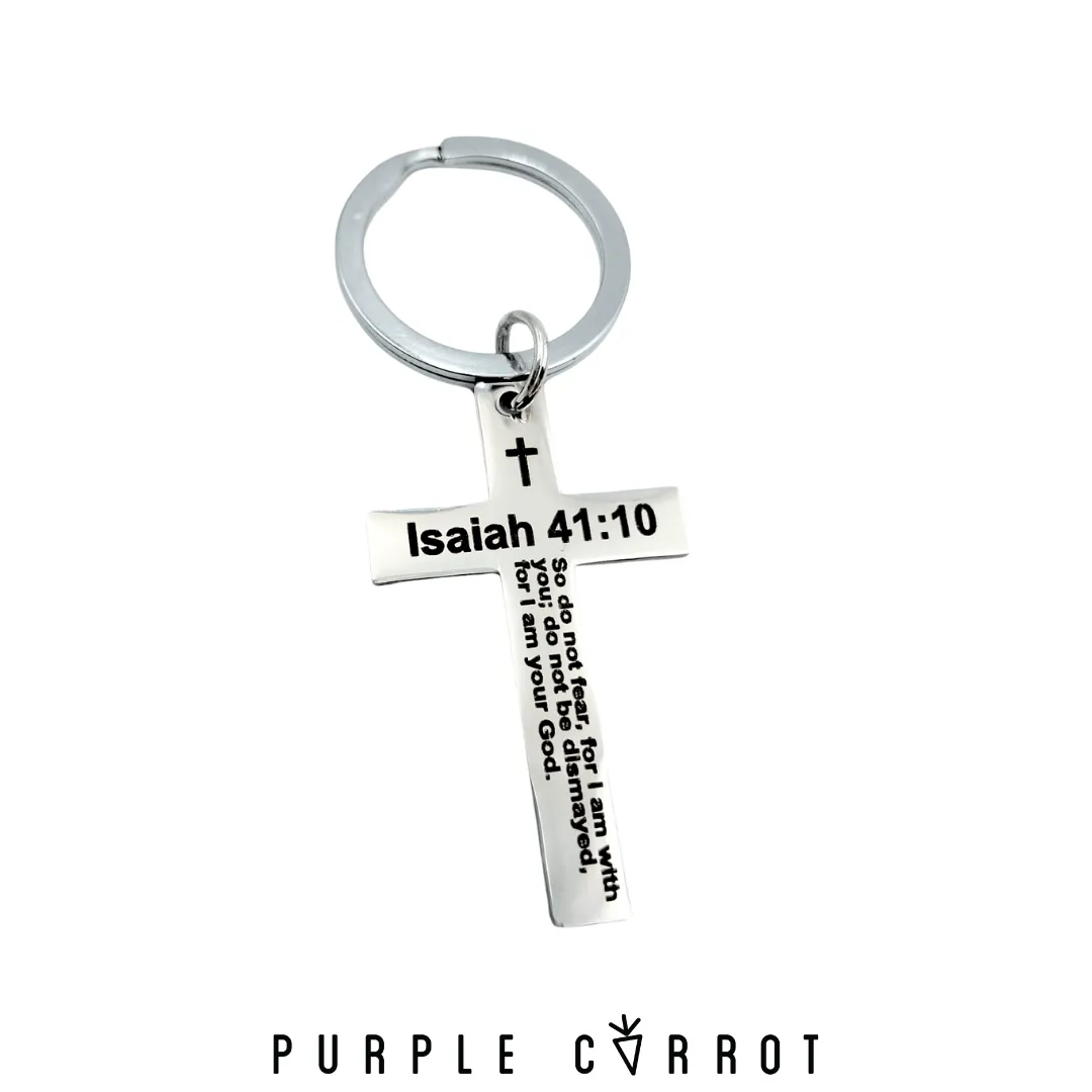 Blessed Cross Keepsake Keychain