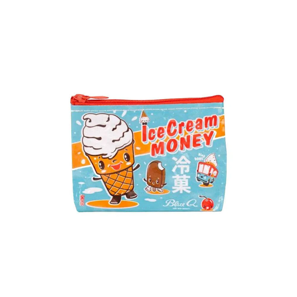 BLUE Q CHANGE PURSE ICE CREAM