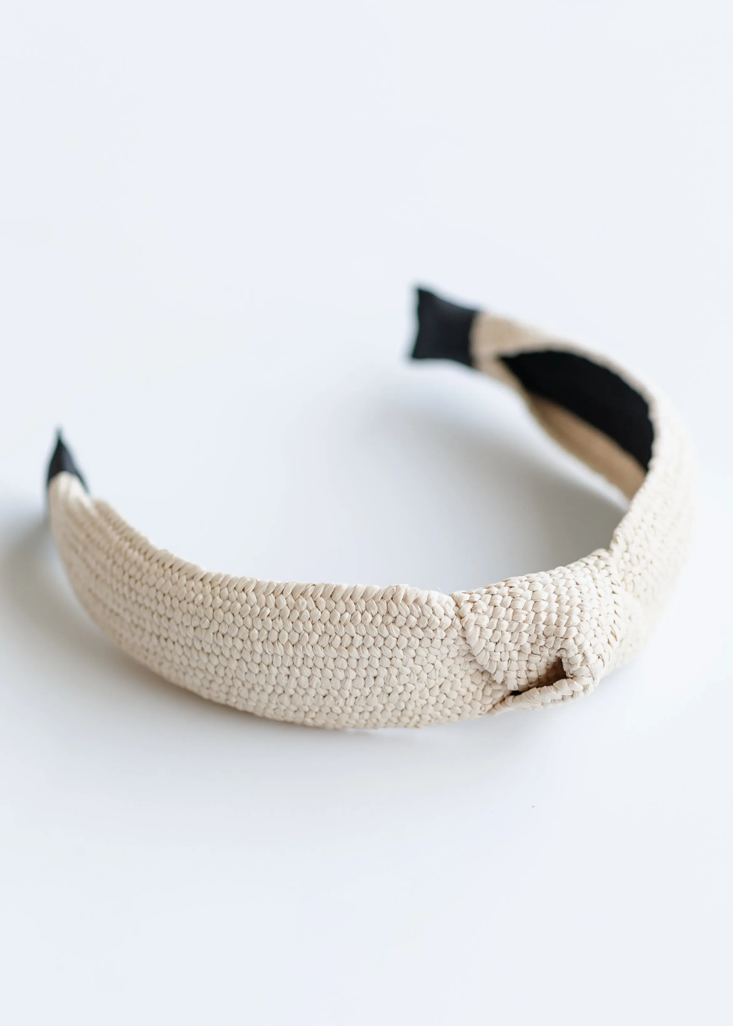 Boho Straw Rattan Knotted Headband