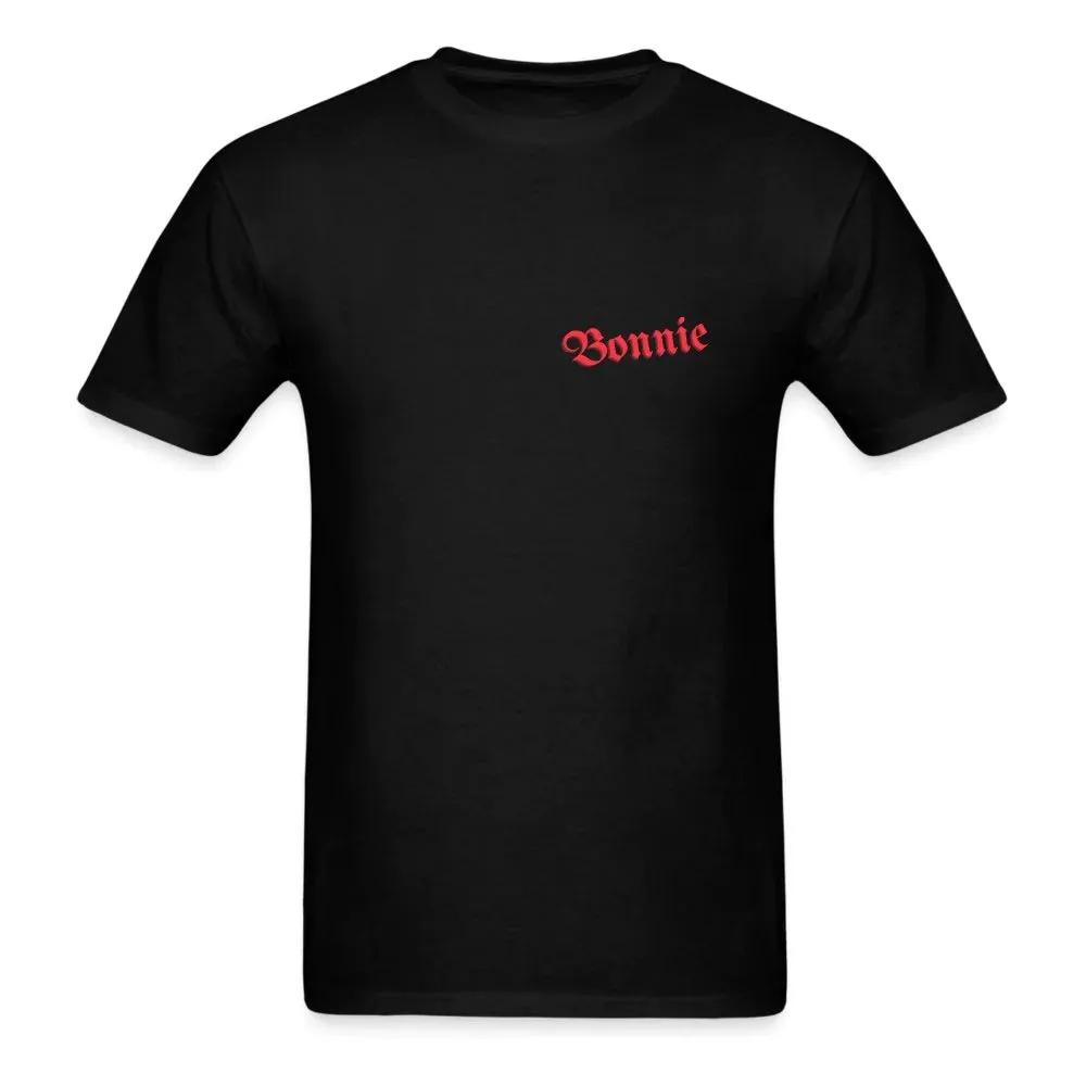 Bonnie And Clyde With Backprint T-Shirts