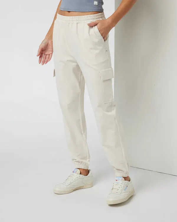 Boyfriend Cargo Jogger - Milkweed Heather