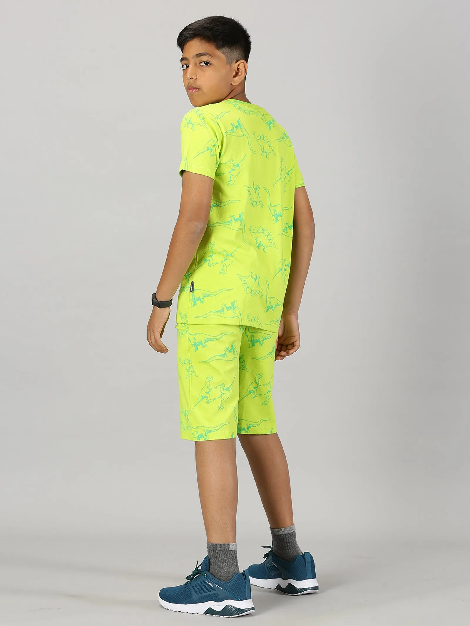 Boys AOP Tee & Shorts Co-Ord Set