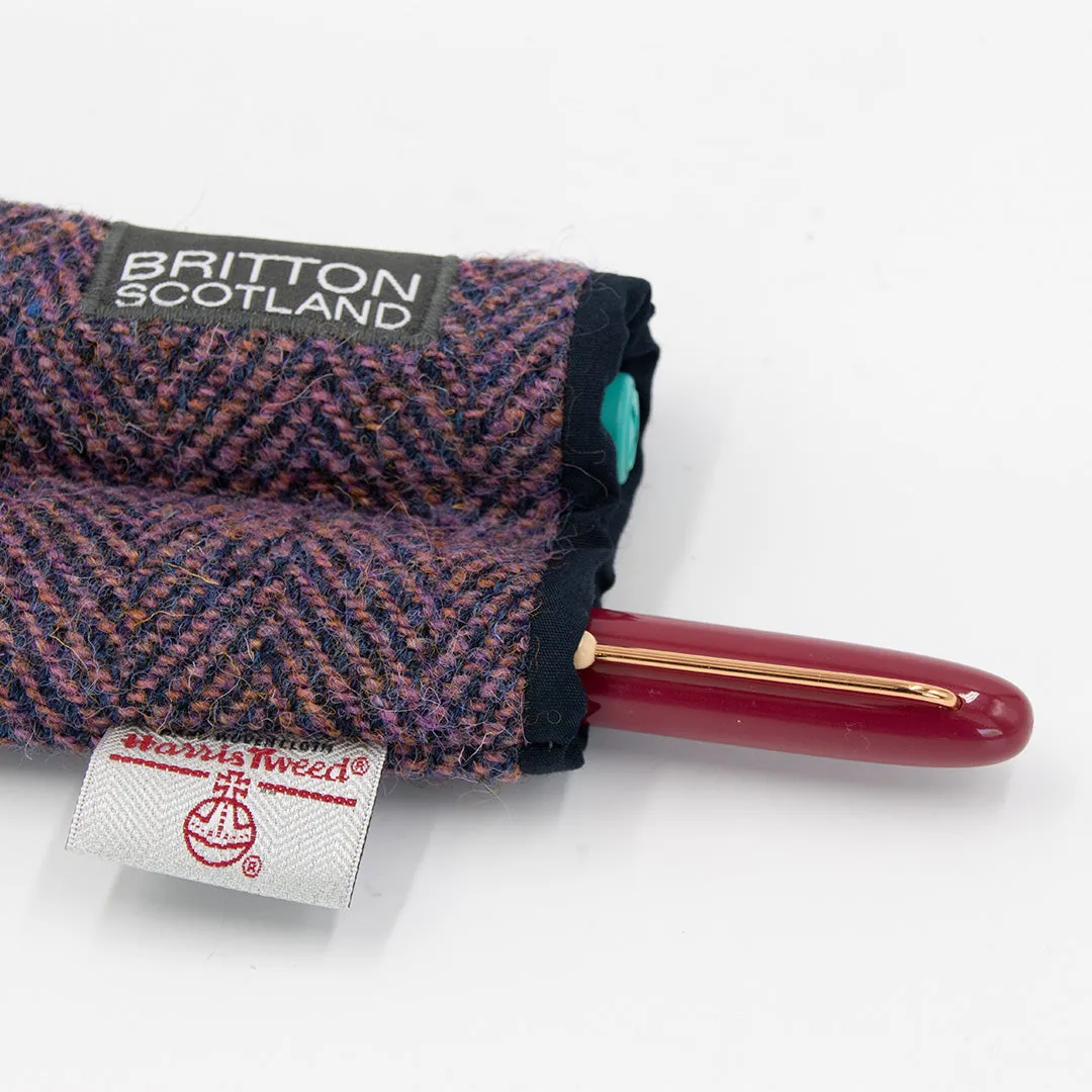 Britton Scotland Handmade Harris Tweed Pen Pouch