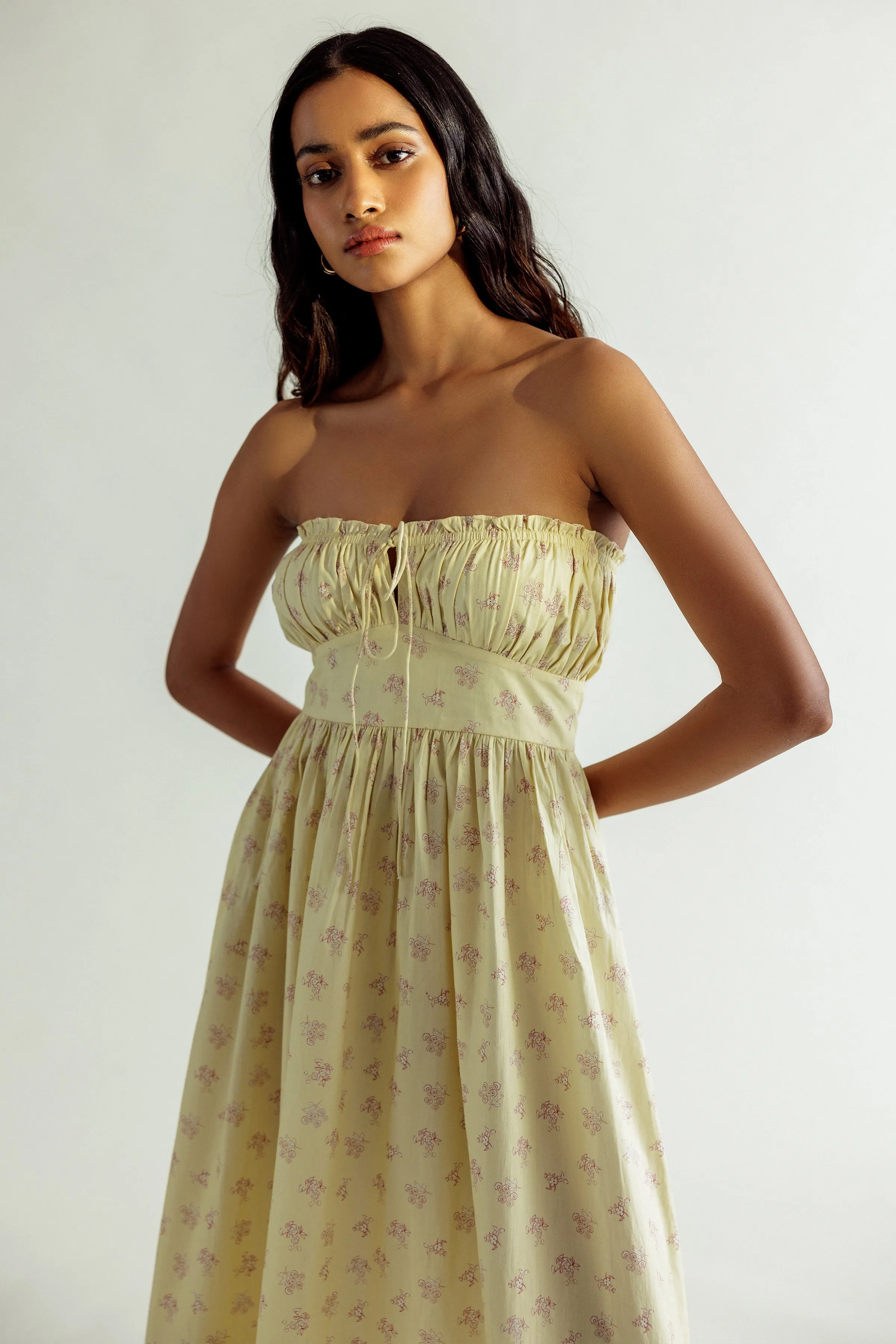 Brooklyn Dress - Butter Yellow