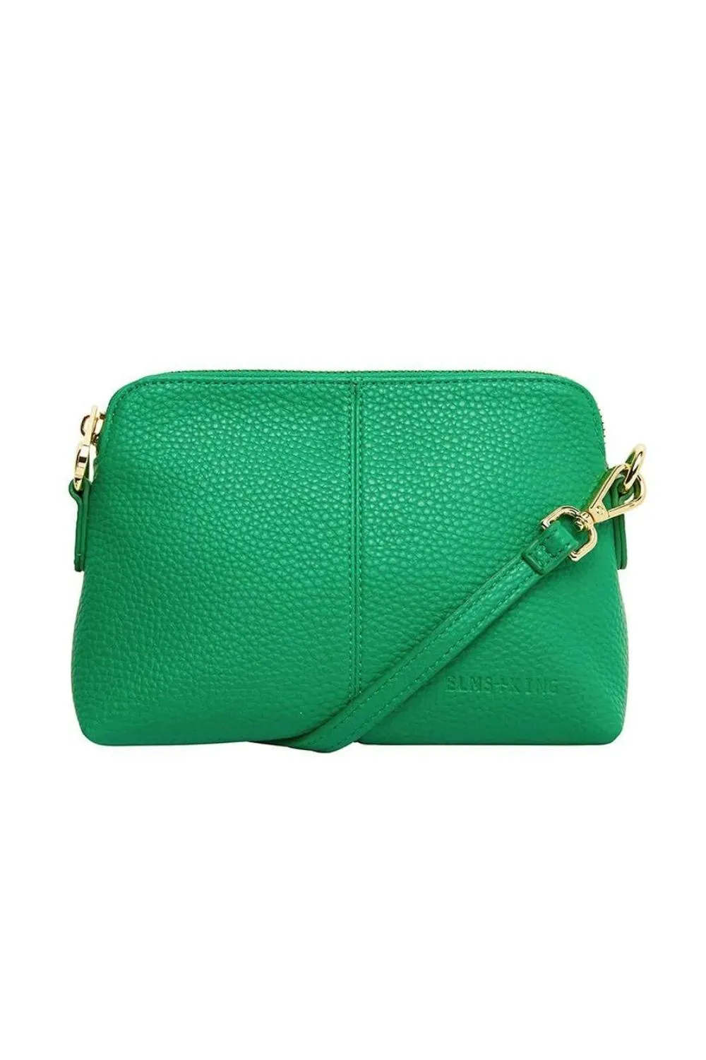 Burbank Crossbody | Green Pebble