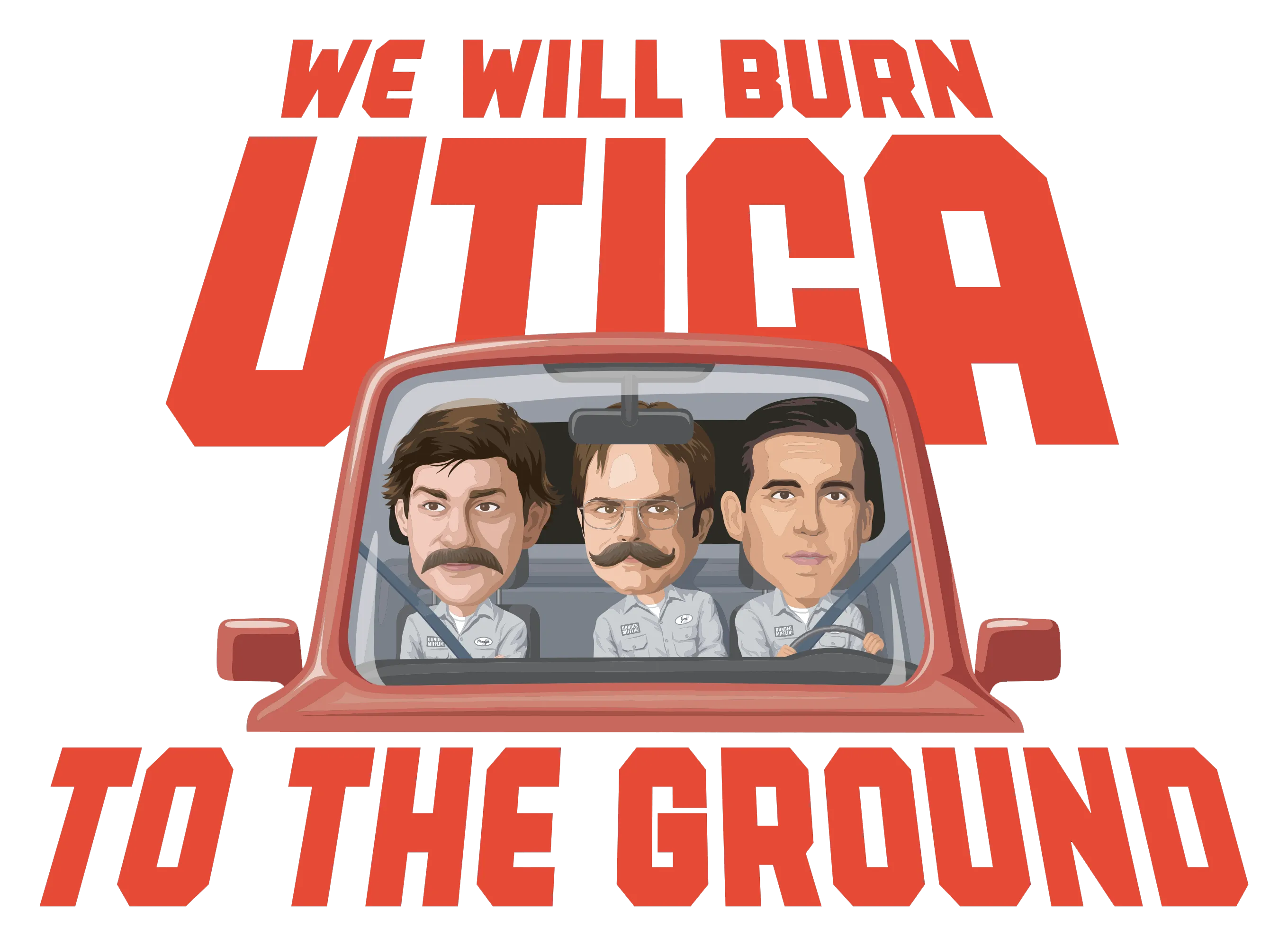 Burn Utica Unisex Hoodie