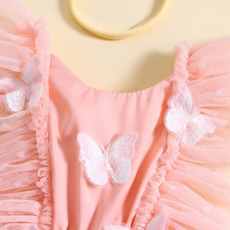 BUTTERFLY FAIRY Tulle Romper Dress