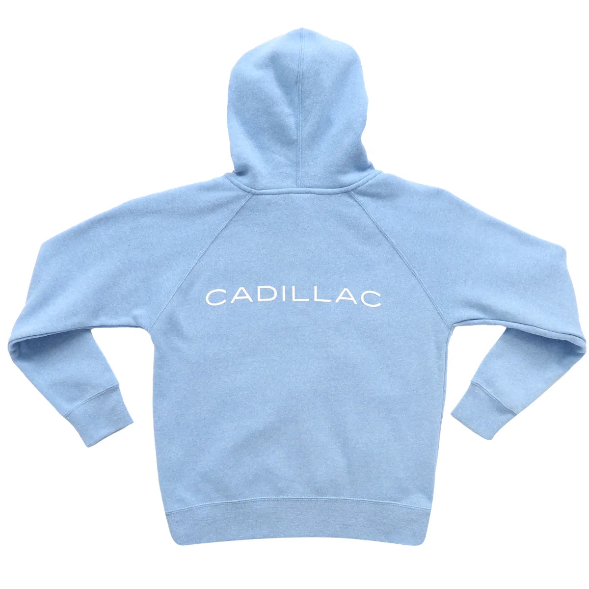 Cadillac Youth Full Zip Hoodie - Pacific Blue