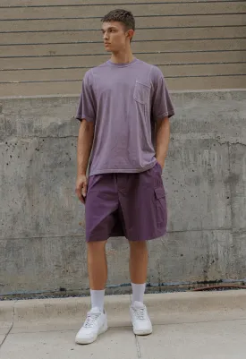 Cargo Shorts in Plum