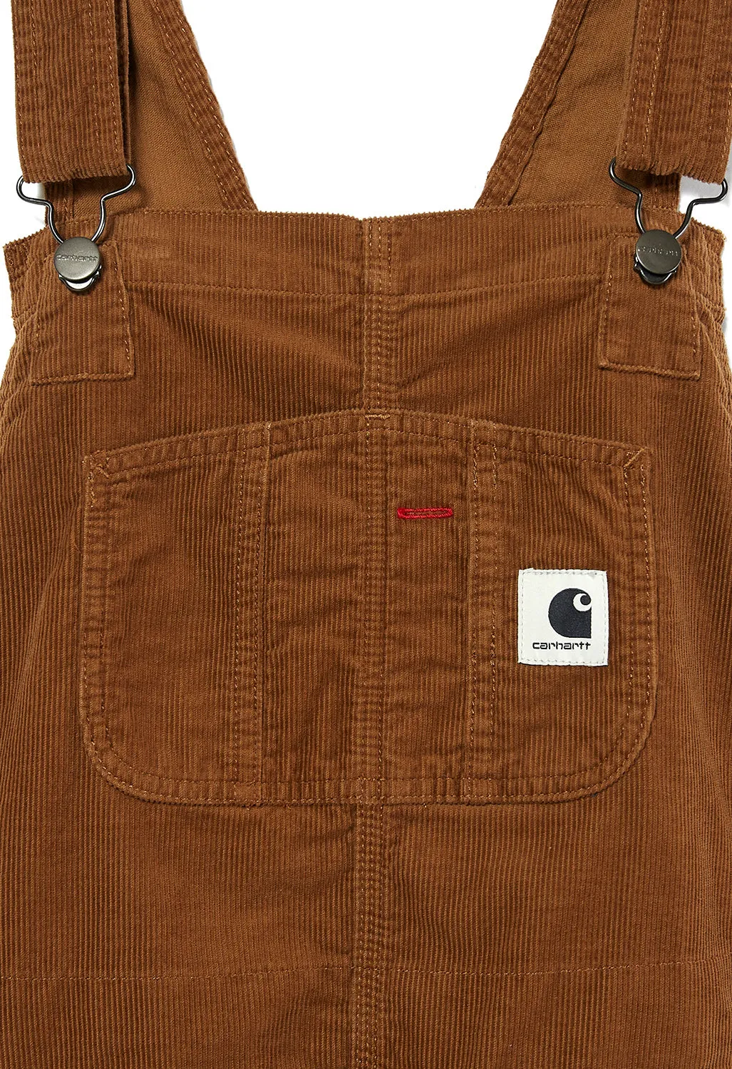 Carhartt WIP Women's Straight Bib Overalls - Hamilton Brown