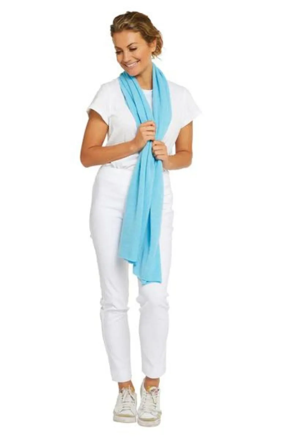 Cashmere Topper  | Bahama Blue