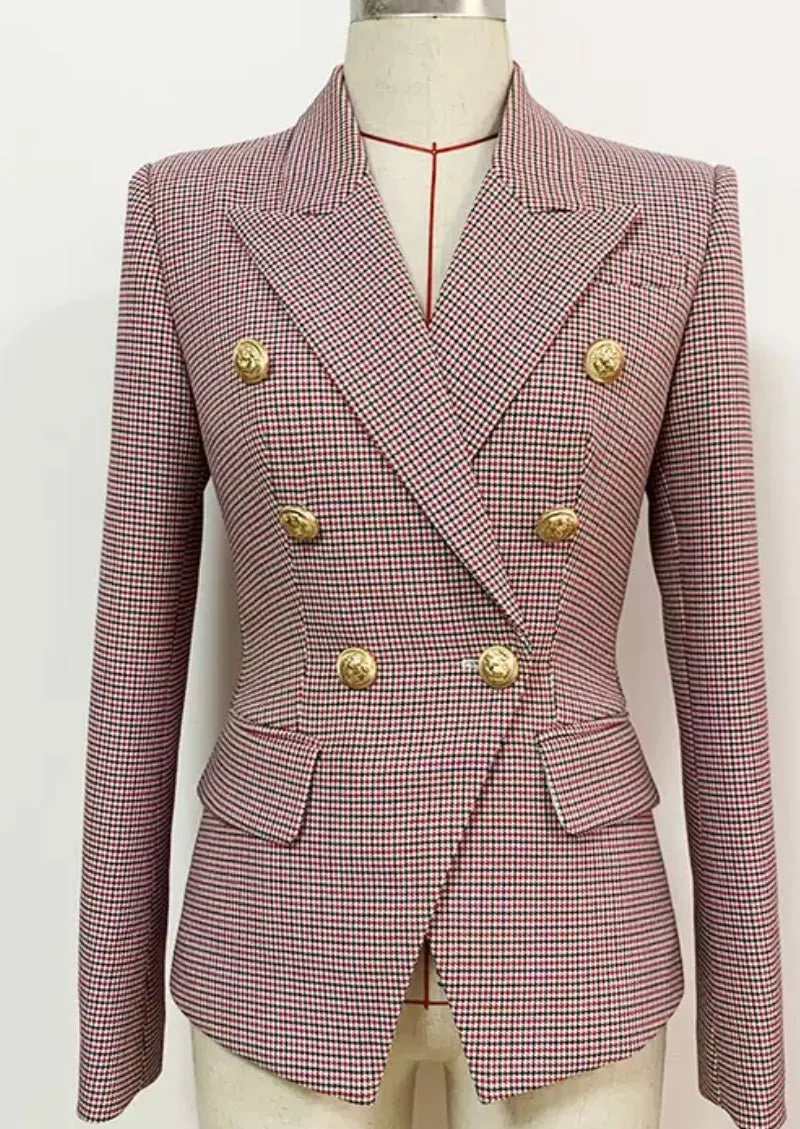 Checkered Blazer by Oliver Barret