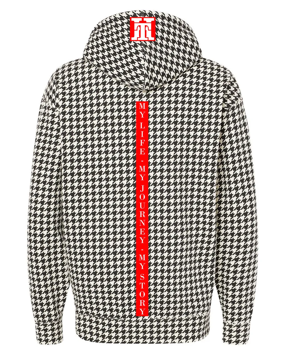 CLASSIC LOGO-HOUNDSTOOTH-HEAVYWEIGHT HOODIE