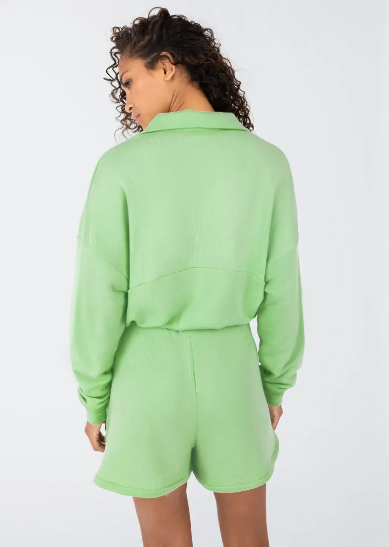 Club LC Half Zip Sweatshirt Paradise Green Final Sale