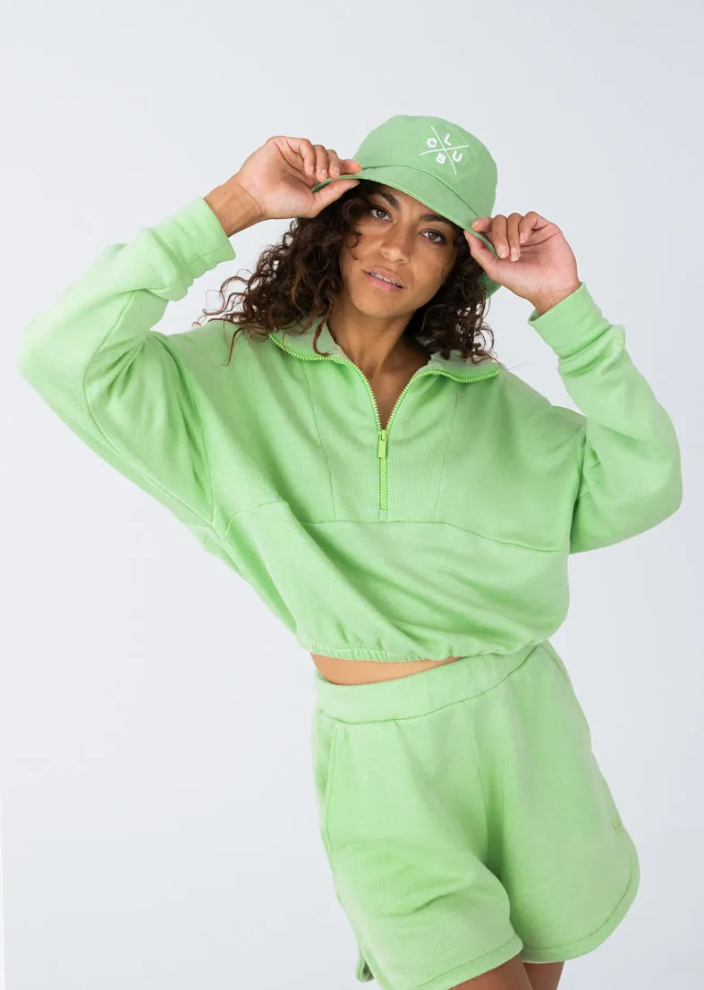 Club LC Half Zip Sweatshirt Paradise Green Final Sale